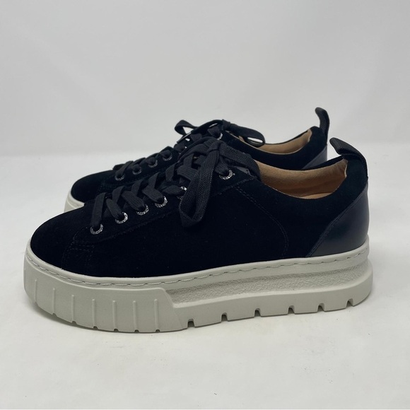 J/Slides Roger Lace Up Low Top Suede Leather Platform Sneakers - NWT - Picture 8 of 13